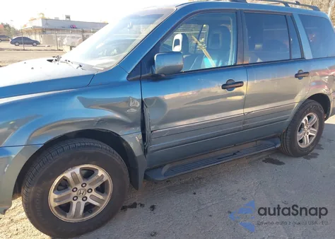 2005 Honda Pilot Ex-L from USA, damaged, VIN 2HKYF18625H553274